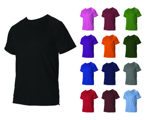 Alleson Heather Tech Short Sleeve Tee from Wave One Sports.