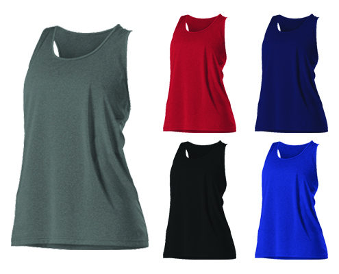Alleson Women's Heather Tech Tank from Wave One Sports.